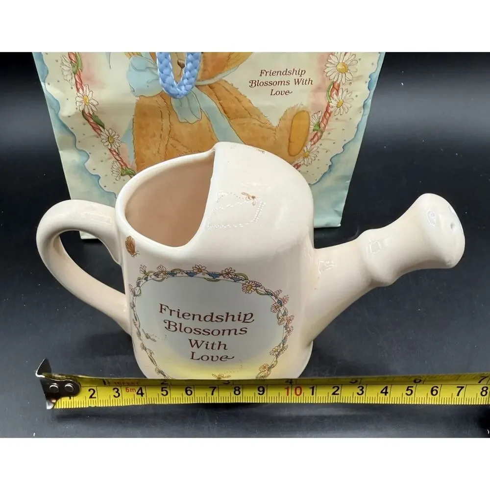 Cherished Teddies Porcelain Friendship Blossoms With Love Watering Can -7